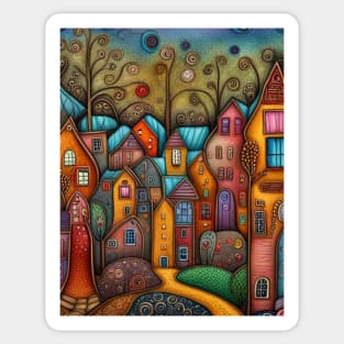 Magical Folk Village Next the Woods Sticker